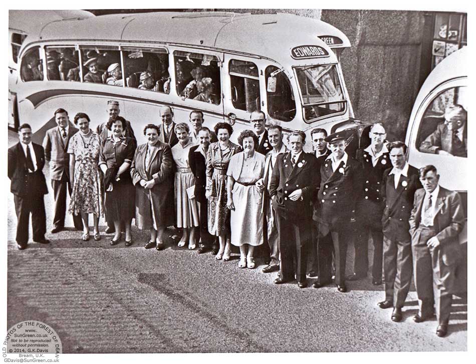 Joys Green trip on Edwards Coaches, 1950s