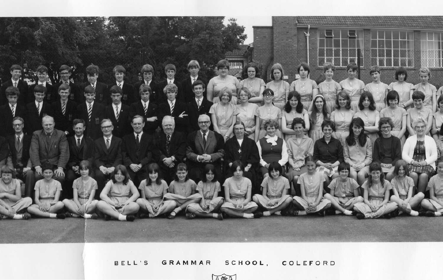 A photo of section1 of the Bells Grammar School photo from 1968- section 3