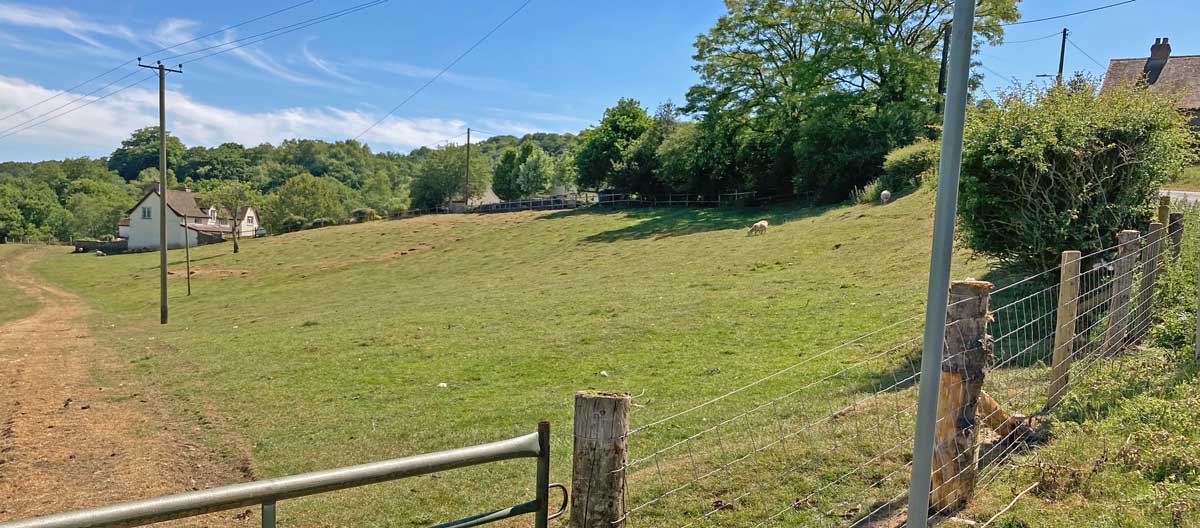 A photo of Brockhollands Farm.