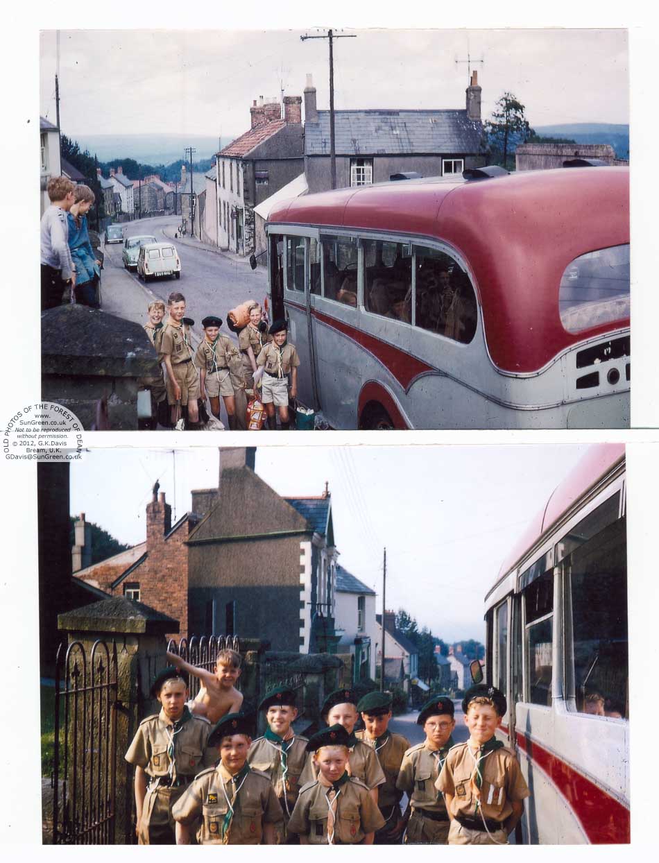 Bream Scouts outside Parkend Road Chapel
