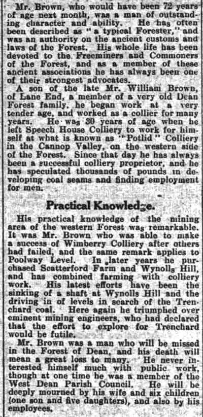 Obituary for Amos Brown