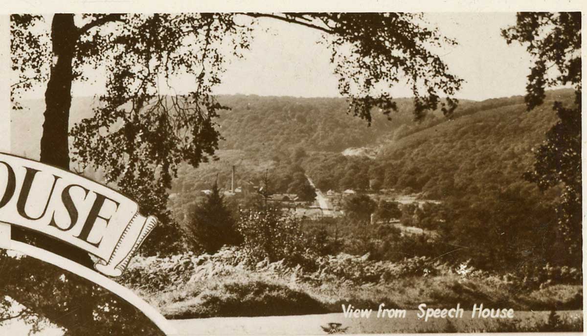 The wood distillation works at Cannop, Gloucestershire