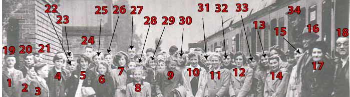 Image: Coleford Secondary Modern School pupils 1951 (26k)