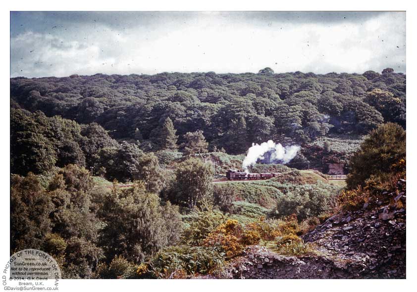 A train pulling up the grade at Fetter Hill