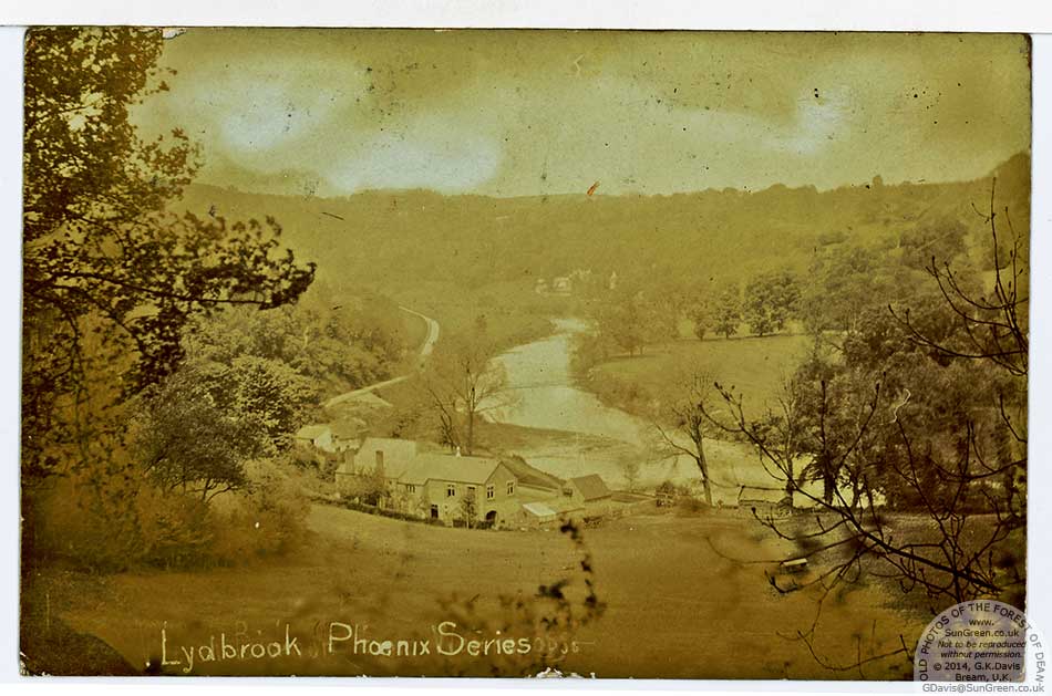 A view of Lydbrook and Welsh Bicknor