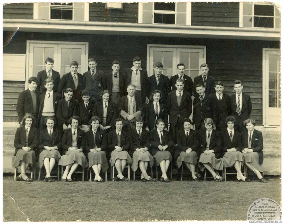 A photo of form 5A at Lydney Grammar School 1958/1959