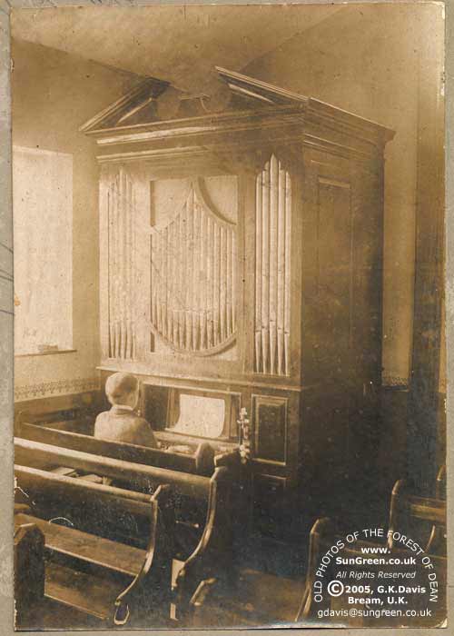 Yorkley Wood Mission Church - 1907 - The Organ (33K)
