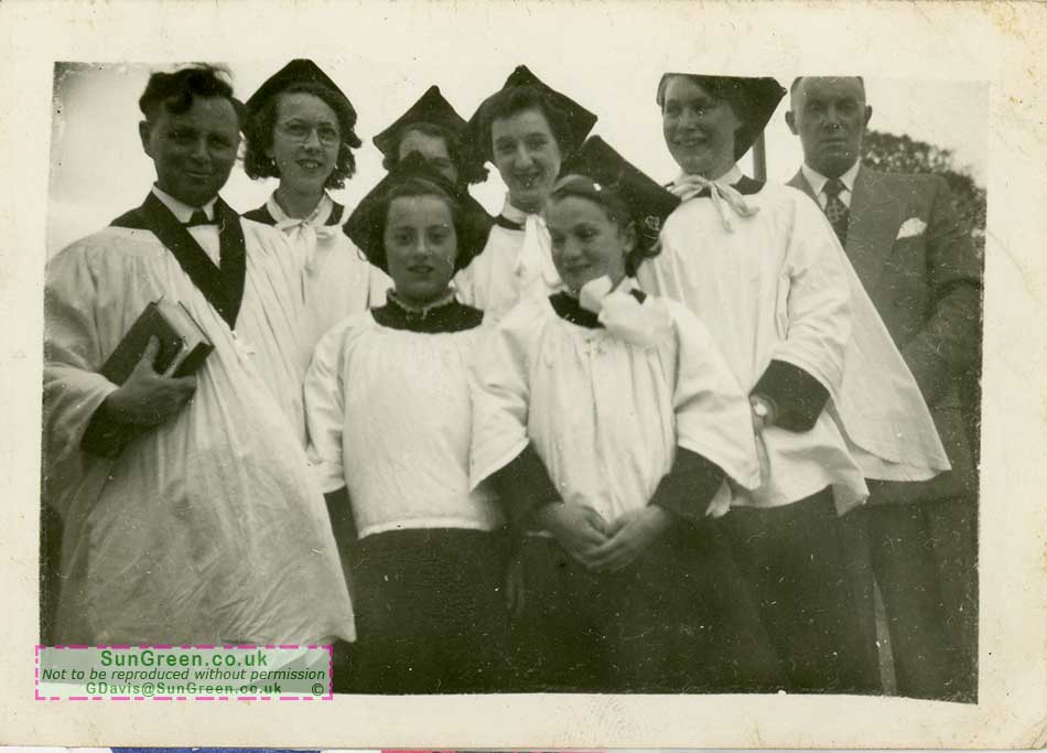 A photo of members of Yorkley Wood choir