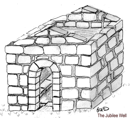 An artist's impression of the Jubilee Well (27k)