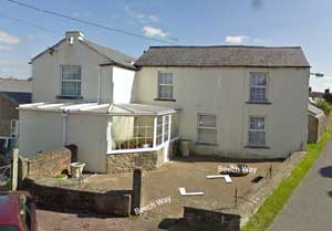 The same location today