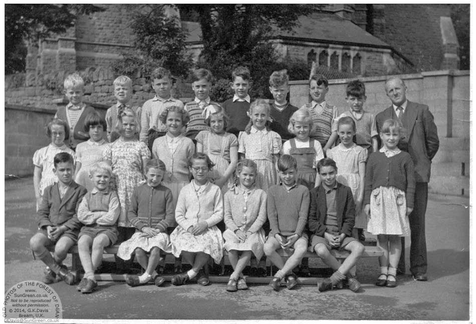 A photo of St John's C. of E. school, Coleford, 1957