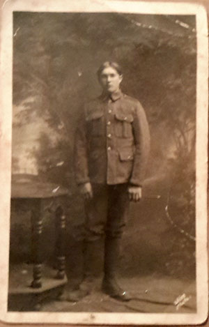 A photo of 'Buller' Lewis in uniform