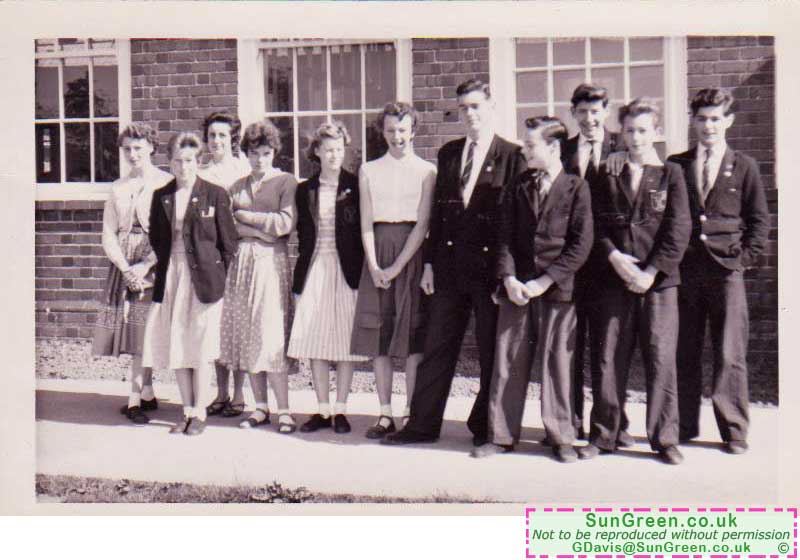 A photo of pupils ay Lydney Secondary Modern School