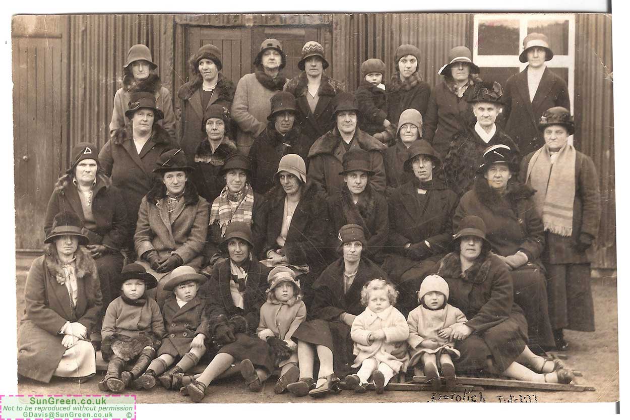 An old photo of Tutshill Mother's Union