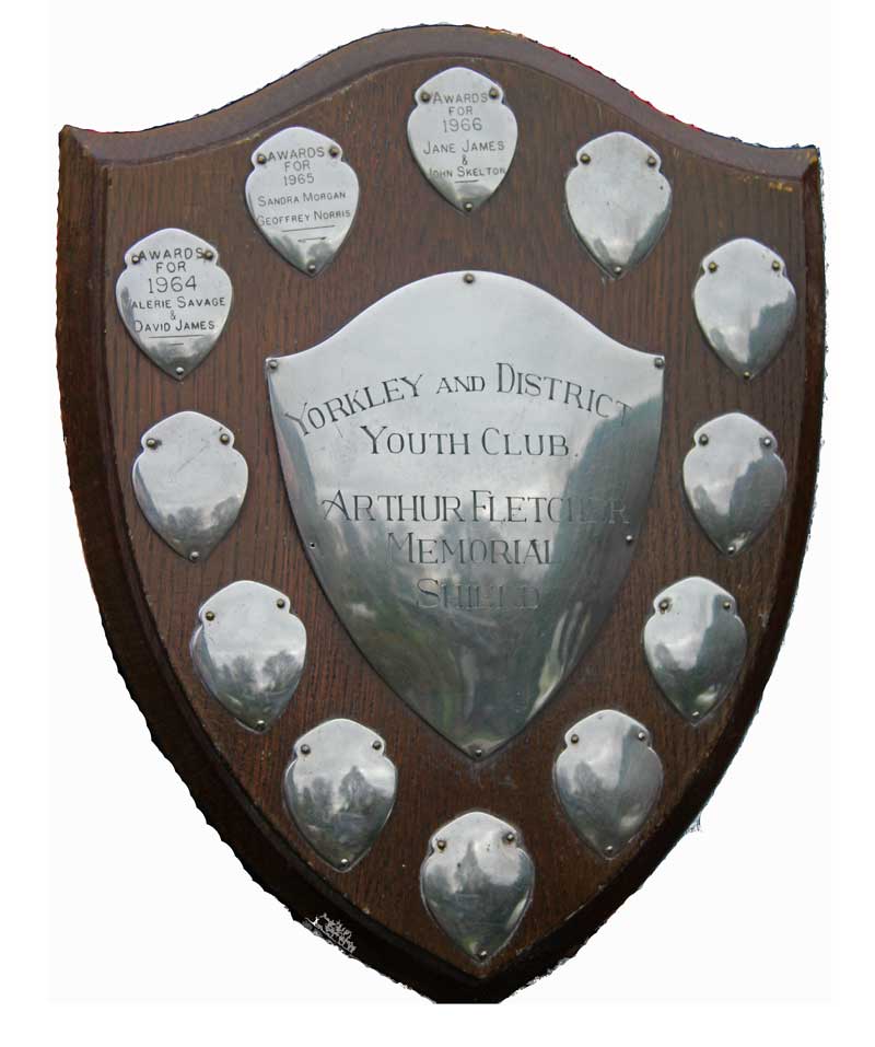 A photo of the Arthur Fletcher Memorial shield.